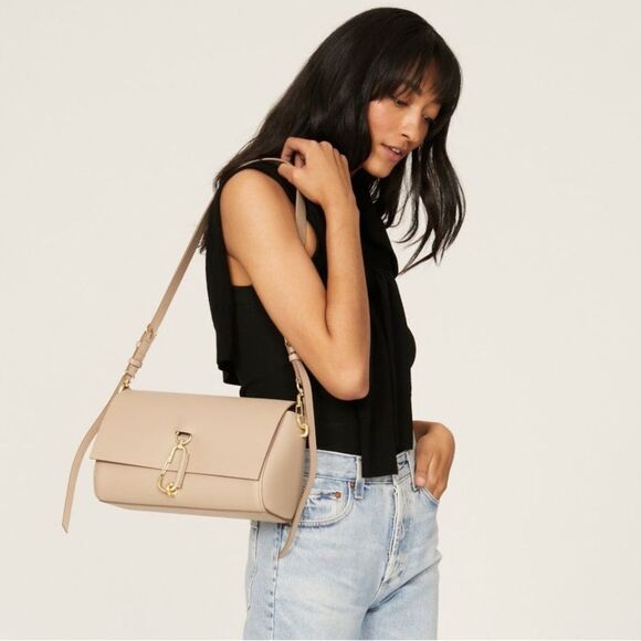 ZAC Zac Posen Handbags - Zac Posen Handbags Tan Belay Baguette Bag, Irish Cream, NWT